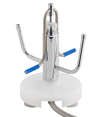 Pojemnik, słoik & kołnierz prysznicowy ze stojakiem z przyssawkami & wężem - Prime Gastro