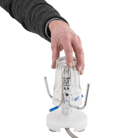 Pojemnik, słoik & kołnierz prysznicowy ze stojakiem z przyssawkami & wężem