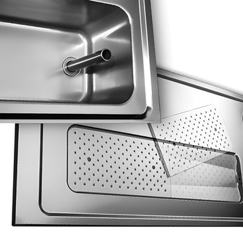 Barowy stół chłodniczy PREMIUM - 1550x700 mm - 2 szklane drzwi - Prime Gastro