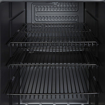 GASTRO-COOL | Chłodziarka minibarowa - 430 mm - 62 litry - z 1 szklanymi drzwiami & oświetleniem LED - Czarna - Prime Gastro