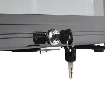 GASTRO-COOL | Chłodziarka minibarowa - 430 mm - 62 litry - z 1 szklanymi drzwiami & oświetleniem LED - Czarna - Prime Gastro