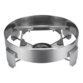 Naczynie do podgrzewania ze stali nierdzewnej - 8,9 litra - okrągła - ze szklaną pokrywą z miękkim zamknięciem - Prime Gastro