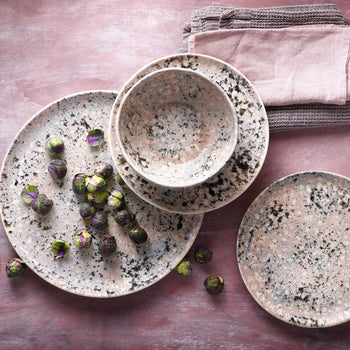 (6 szt.) CONFETTI - Miska - Ø 14 cm - Różowa - Prime Gastro