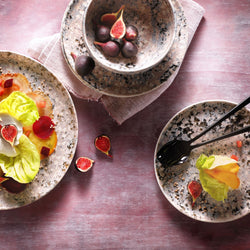 (6 szt.) CONFETTI - Miska - Ø 14 cm - Różowa