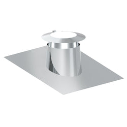 Kanał dachowy 5° - 15° - z krawędzią ołowianą i kołnierzem pogodowym - Ø 350 mm