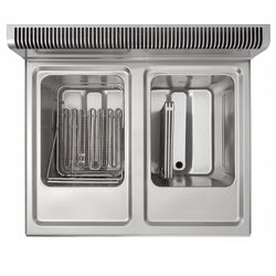 Podwójna frytownica elektryczna - 22+22 litry - 44 kW