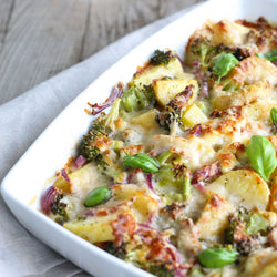 Kuchenka gazowa - 19 kW - 4 palnikowa - z elektrycznym piekarnikiem konwekcyjnym - 3 kW