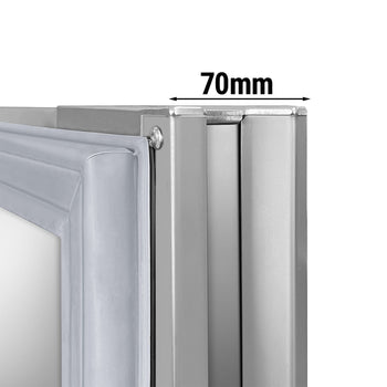 Stół Sałatkowy PREMIUM PLUS - 1460x700 mm - 6 szuflad & panelem tylnym - Prime Gastro