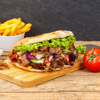 Gazowy grill do shawarmy/kebaba- 3 palniki - maks. 40 kg - Prime Gastro