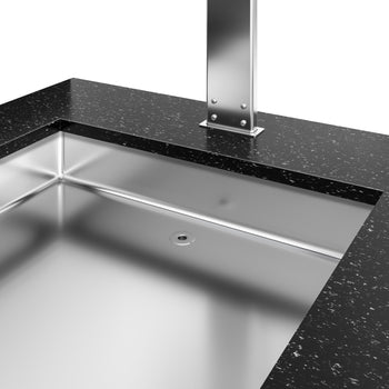 Lada bufetowa ciepła BELFAST - 2000 mm - z bemarem & kółkami - do 5x GN 1/1 - Prime Gastro