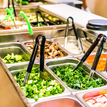 Wanna chłodnicza wbudowana - 1,1m - +2 ~ +8 °C - 3x GN 1/1 - ze szklaną ochroną przed kaszlem - Prime Gastro