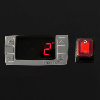 Stół Sałatkowy PREMIUM - 903 mm - Wlot na pojemniki GN - 2 drzwi - Prime Gastro