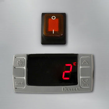 Stół Sałatkowy ECO - 450 mm - 1 drzwi - wlot na pojemniki GN - Prime Gastro