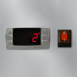 Stół Sałatkowy ECO - 903 mm - 2 drzwi - Wlot na pojemniki GN