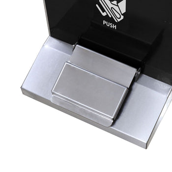 Stacja dezynfekacyjna ze stali nierdzewnej - z tacą ociekową i obsługą nożną - Prime Gastro