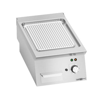 Elektryczna płyta grillowa - 4,8 kW - Ryflowana - Prime Gastro