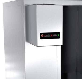 Komora mroźnicza ze stali nierdzewnej - 1800x2100mm - 5,13m³ - włącznie z kurtyną lamelową - Prime Gastro