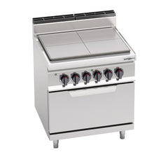 Electric cooker with hotplate - 9 kW - including static electric oven - 7.5 kW