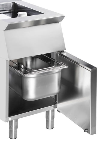 Frytkownica elektryczna wielofunkcyjna - 400 mm - 11,5 litra - 4,8 kW - 1 stała taca do grillowania - Prime Gastro