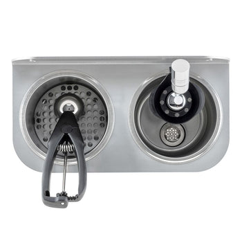 Prysznic dla łyżki lodów z prysznicem porcjującym & zintegrowanym zaworem zwrotnym wody - Prime Gastro