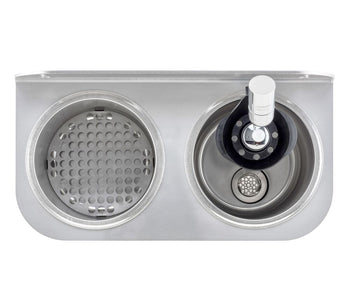 Prysznic dla łyżki lodów z prysznicem porcjującym & zintegrowanym zaworem zwrotnym wody - Prime Gastro