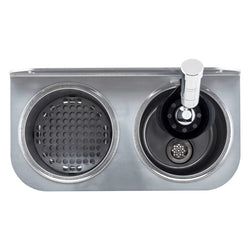 Myjka do łyżki do lodów ze zintegrowanym regulatorem strumienia wody