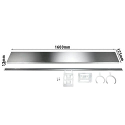 cokół ze stali nierdzewnej - Długość: 1600 mm