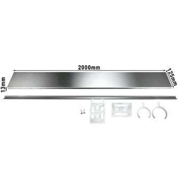 cokół ze stali nierdzewnej - Długość: 2000 mm - Prime Gastro