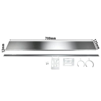 cokół ze stali nierdzewnej - Długość: 700 mm - Prime Gastro