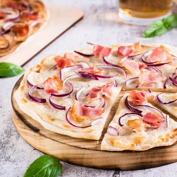 Elektryczny mini piec do pizzy/flammkuchen - 2x 33cm - Manualny - Prime Gastro