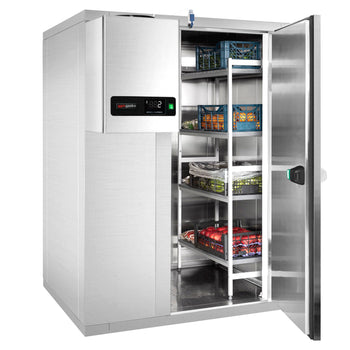 Komora chłodnicza ze stali nierdzewnej - 1800x1800mm - 4,97m³ - włącznie z agregatem chłodniczym - Prime Gastro