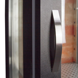 Szafa do dojrzewania mięsa na sucho - 590 mm - z 1 szklanymi drzwiami - czarna