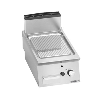 Gazowa płyta grillowa - 6,9 kW - Ryflowana - Prime Gastro