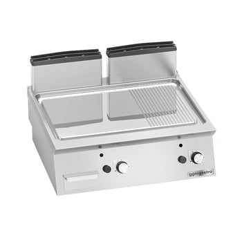 Gazowa płyta grillowa - 13,8 kW - Gładka Ryflowana - Prime Gastro