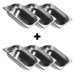 Pojemnik GN ze stali nierdzewnej 1/2 - głębokość: 40 mm