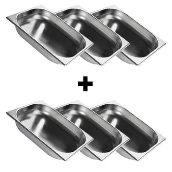 Pojemnik GN ze stali nierdzewnej 1/2 - głębokość: 40 mm