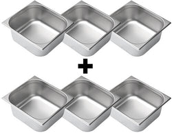 Pojemnik GN ze stali nierdzewnej 2/3 - głębokość: 150 mm