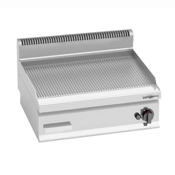 Gazowa płyta grillowa - 8 kW - Ryflowana