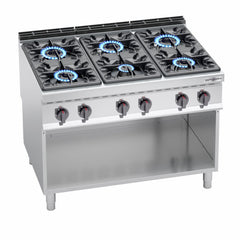 Gas cooker - 53.5 kW - 6 burners