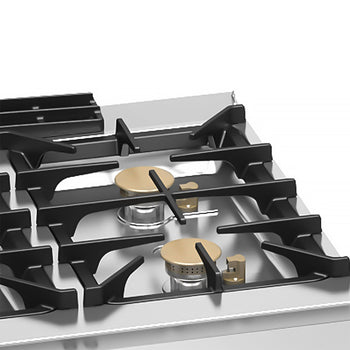 Płyta gazowa - 24 kW - 4 palniki - włącznie z piekarnikiem elektrycznym - 4,7 kW - Prime Gastro