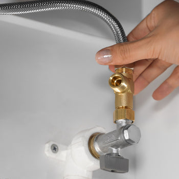 Szklany prysznic do umywalki - wersja wąska - G3/8" - Prime Gastro