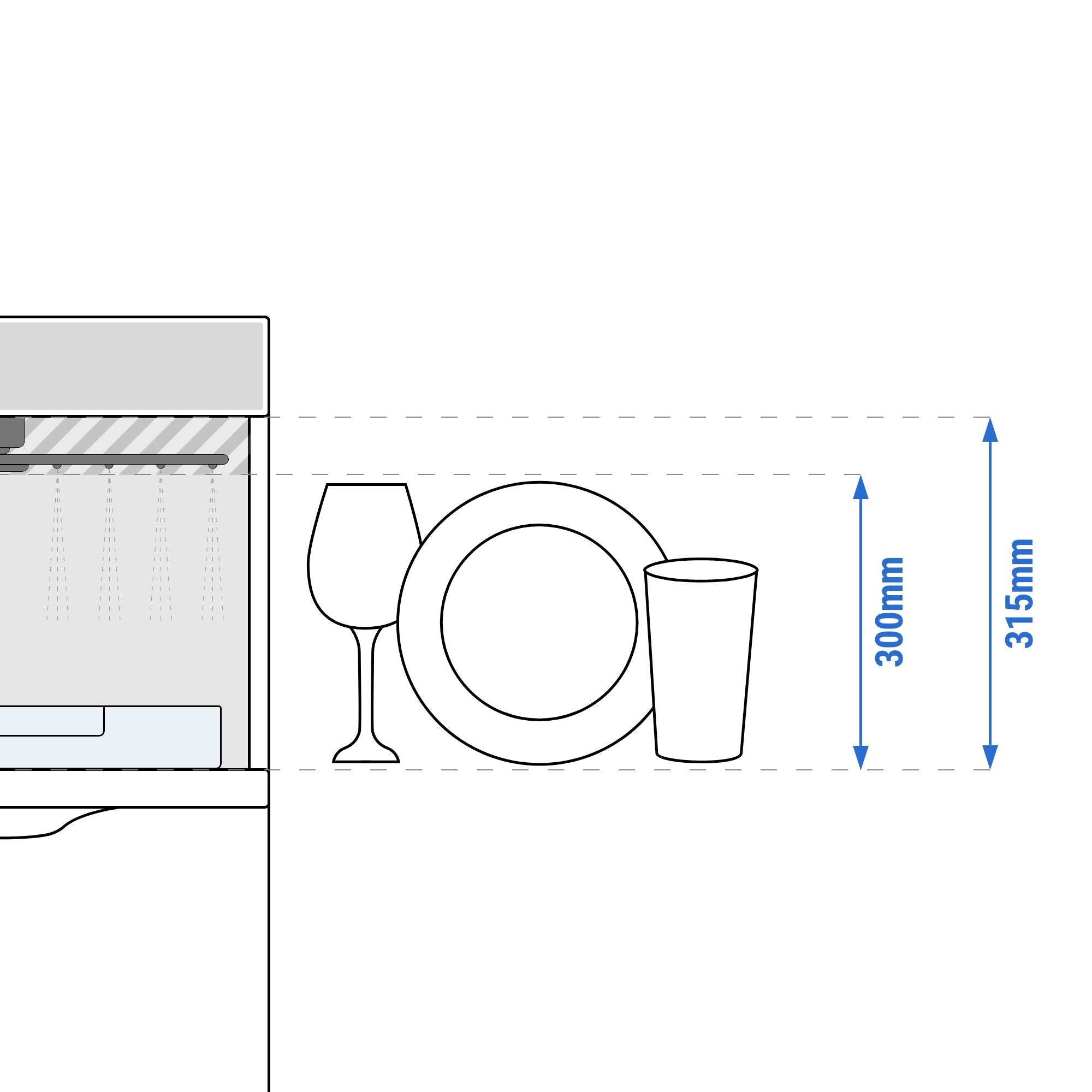 glasswasher_dish_height_300_drawing