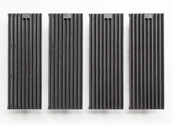 (4 sztuki) Żeliwne ruszty do grillowania - 175 x 515 mm - Prime Gastro