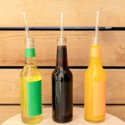 (50 sztuk) Szklane słomki do picia - 30 cm - proste