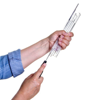 (10 sztuk) Szczotka do czyszczenia szklanych słomek do picia wykonanych z nylonu - 200x7mm - Prime Gastro