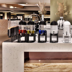 Dozownik soku - 2x 6 litrów - Czarny