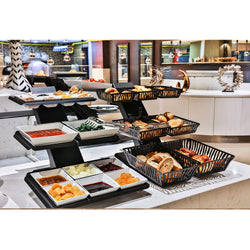 Stojak na chleb - czarny - z 7 koszykami