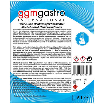 (2 sztuki) Środek do dezynfekcji rąk - 2x 5L - butelka - Prime Gastro