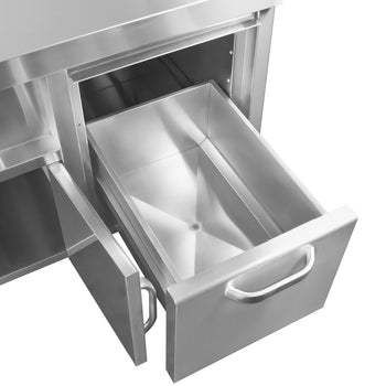 Szafka dolna na dystrybutory napojów z uchwytami na kubki i komorą na kostki lodu - 1,2 m - Prime Gastro