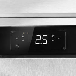 Chłodziarka ze stali nierdzewnej ECO - 1200 litrów - z 2 drzwiami ze stali nierdzewnej - wnętrze drzwi wykonane z tworzywa sztucznego